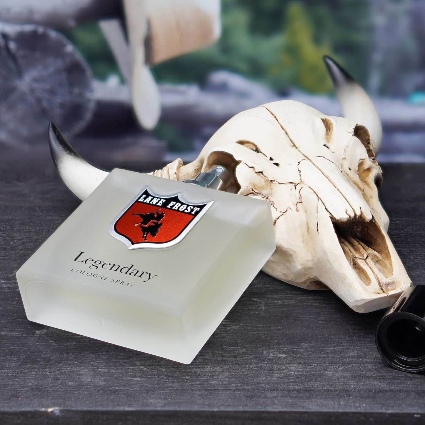 Lane Frost Legendary Frosted Cologne for Men - Fresh Western Fragrance with Crisp Citrus and Woodsy Notes - Cool Masculine Cologne Spray for the