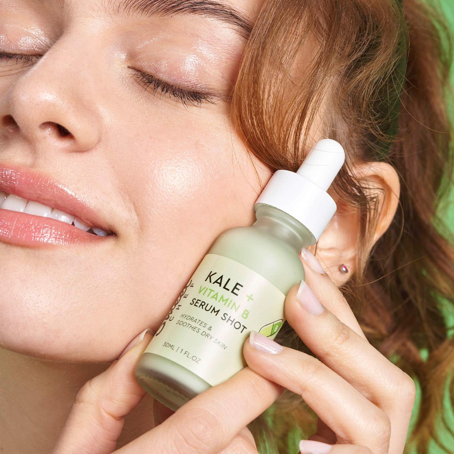 Sweet Chef Kale + Vitamin B Serum Shot - Hydrating Antioxidant-Rich Facial Serum with Vitamin B + Aloe Vera for Moisturizing + Soothes Dry Skin for a