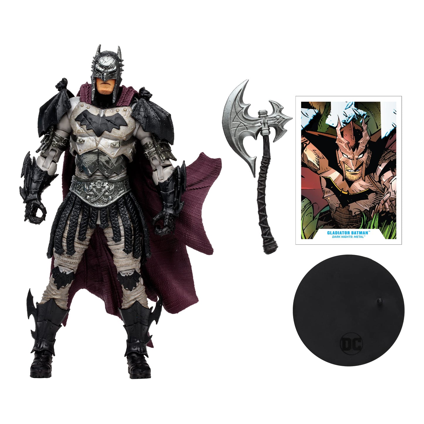 McFarlane Toys - DC Multiverse 7in - Gladiator Batman (Dark Metal)