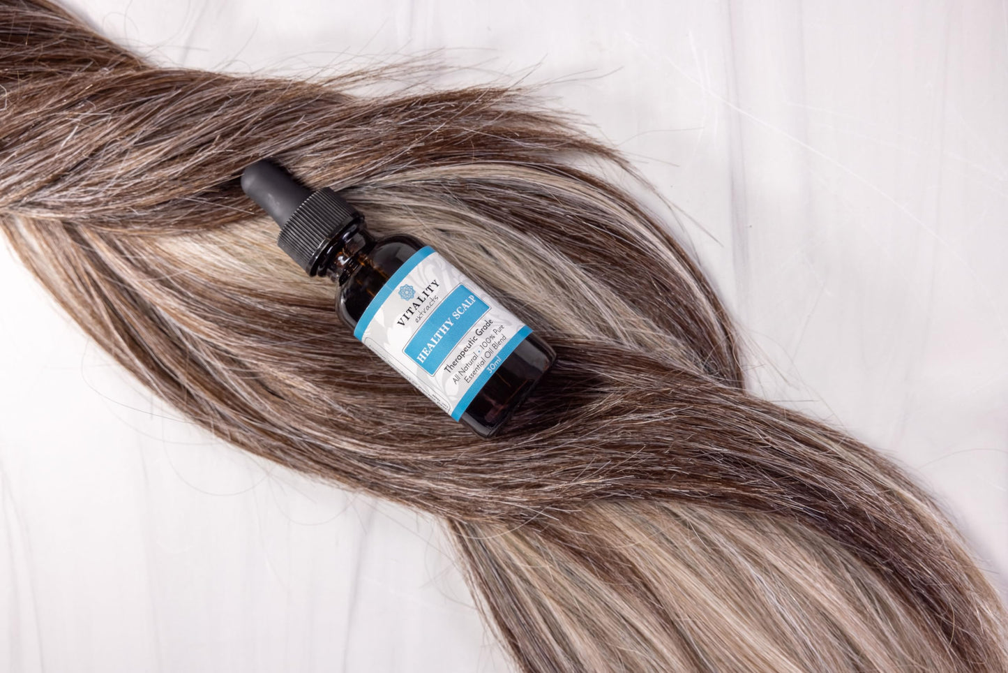 Vitality Extracts Healthy Scalp Essential Oil Blend - 30ml, Cleanse, Hair Growth, Amla Oil, Ayurvedic, Hair Repair, Strengthening, Rejuvenate, Luster