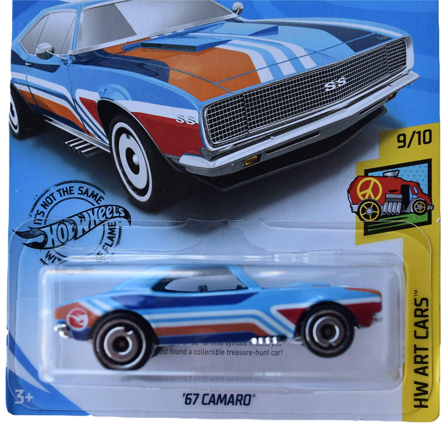 Hot Wheels HW Art Cars 9/10 '67 Camaro 248/250, Blue
