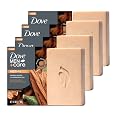 Dove Men+Care Cleansing Bar Soap Sandalwood + Cardamom Oil 4 Bars to Rebuild Skin in the Shower, a 4in1 Hair, Body, Face & Shaving Bar