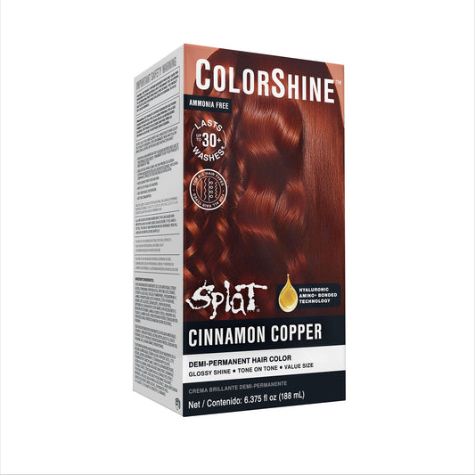Splat ColorShine Demi-Permanent Hair Color, Cinnamon Copper