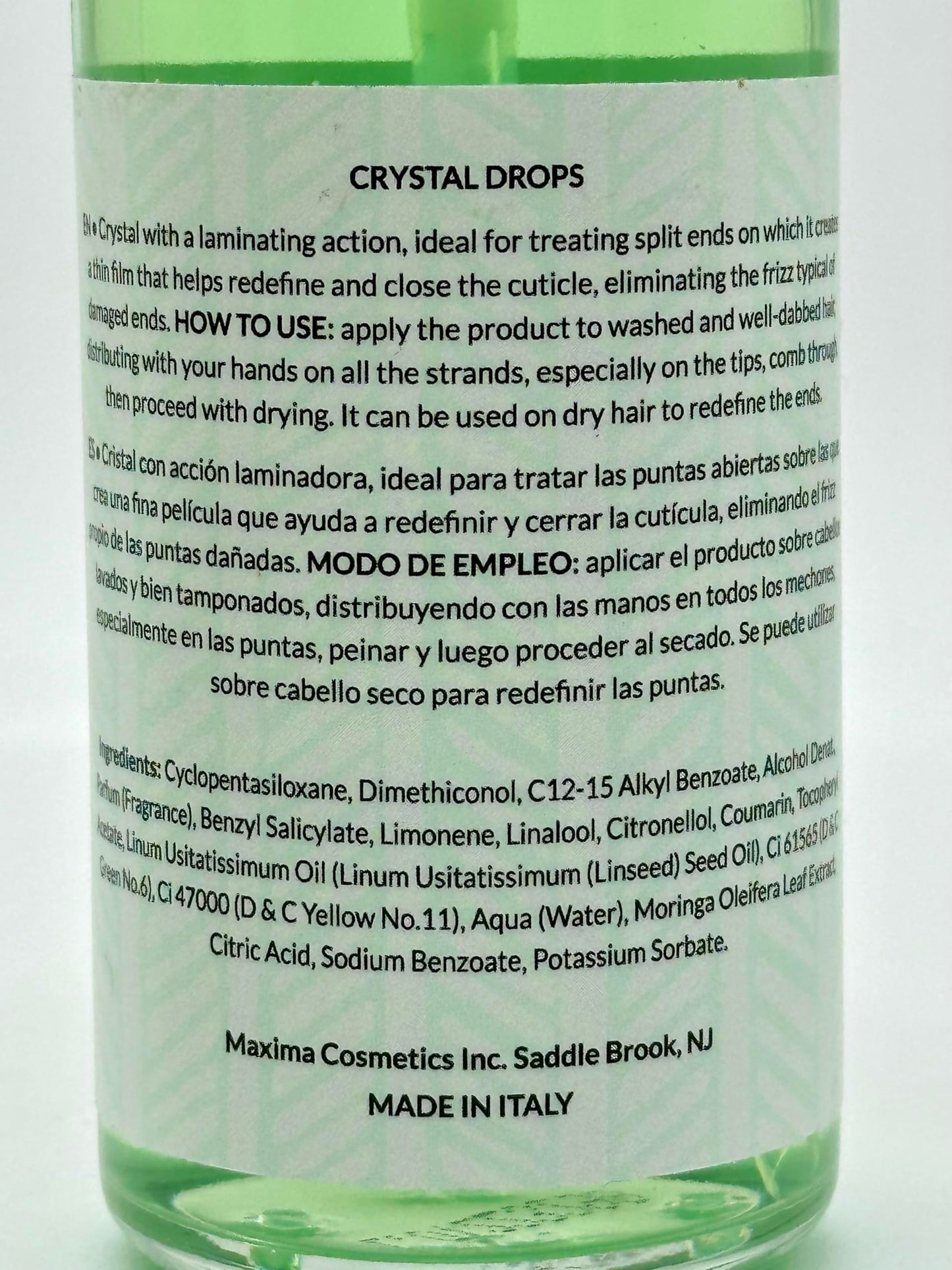Maxy Look MIracle Silkifying Hydrating Shampoo and Conditioner 33.31 fl oz/985ml + Miracle Leave in Spray Mask 9.64 fl oz + Qring Crystal Drops 3.38