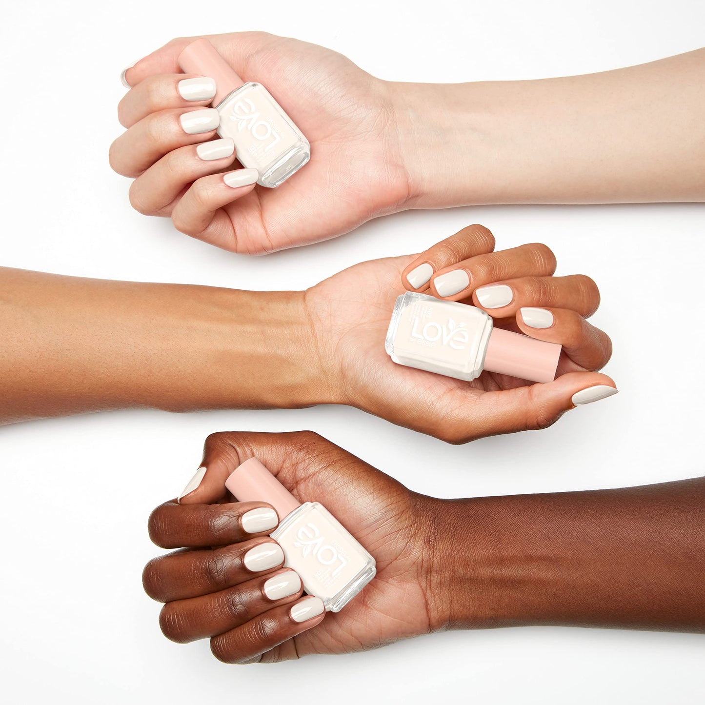 LOVE by essie Nail Polish, 80% Plant-based, Salon-Quality, Vegan, White, Blessed Never Stressed, 0.46 Fl Oz Beauty & Personal Care essie