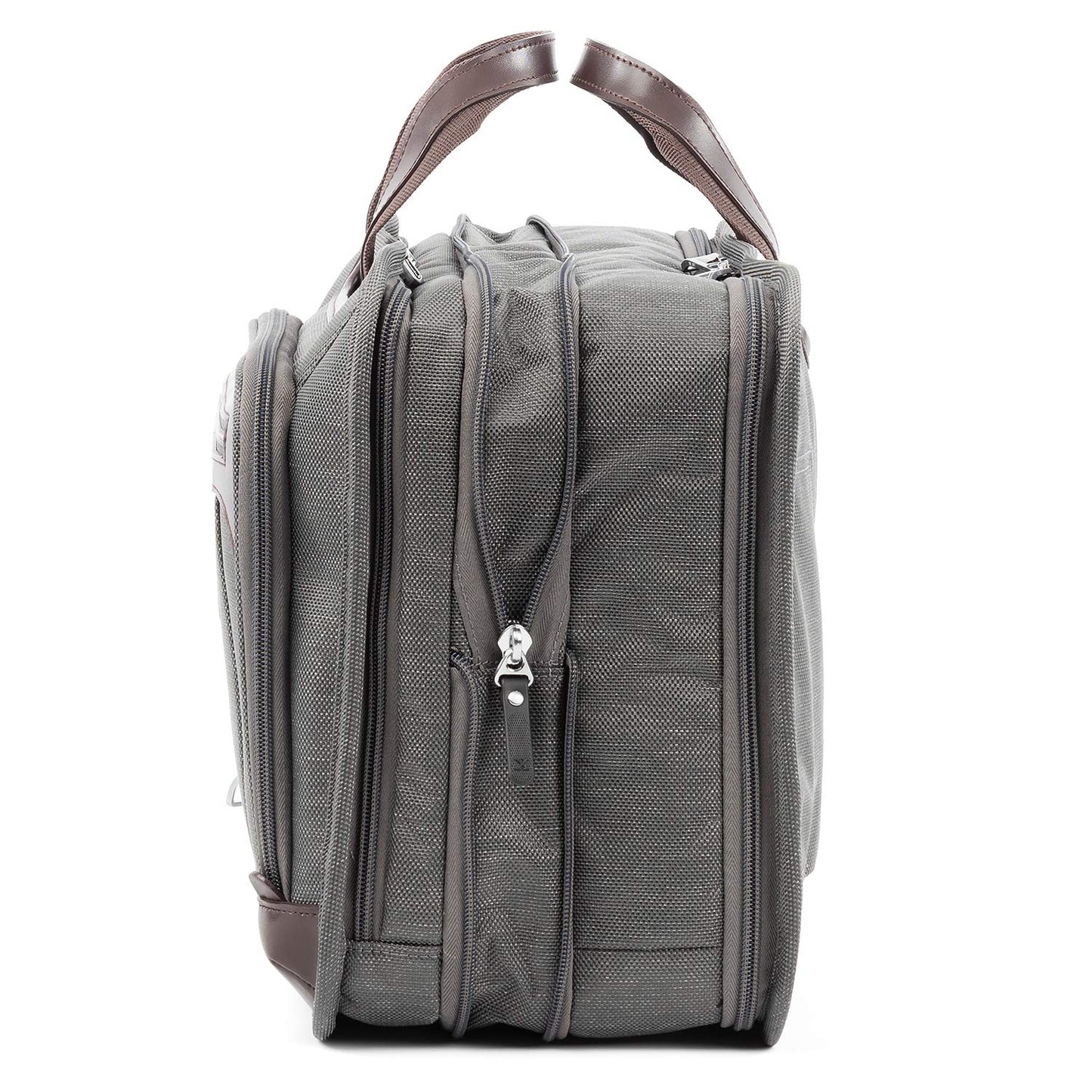 Travelpro Platinum Elite Expandable Business Laptop Briefcase, Fits up to 15.6 Laptop, Work School Travel, Men and Women, Vintage Grey