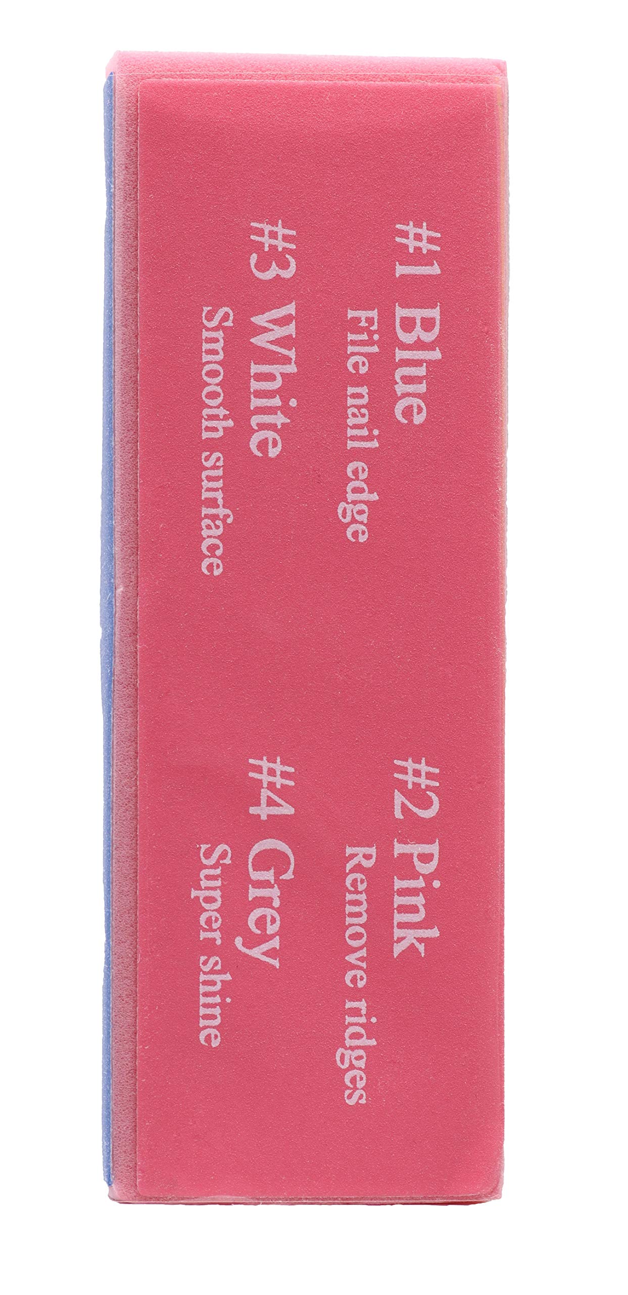Tropical Shine Mini 4 Way Buffer Block - Professional Nail Buffering Block for Shaping, Smoothing, and Polishing Nails - Portable Nail Care (2 Pack)
