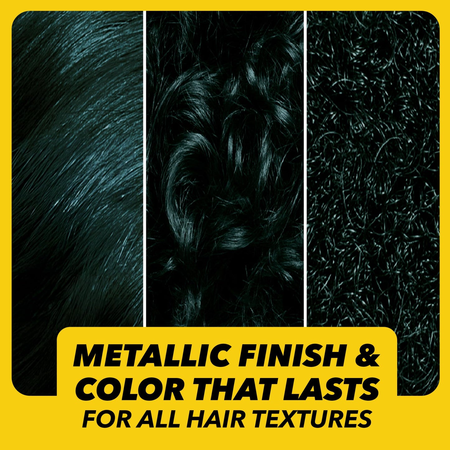 got2b Metallics Permanent Hair Dye,Cosmic Teal M75, Hair Color for Women & Men, Formulated with Metallic-Shine Booster for Cool, Shimmering Tones