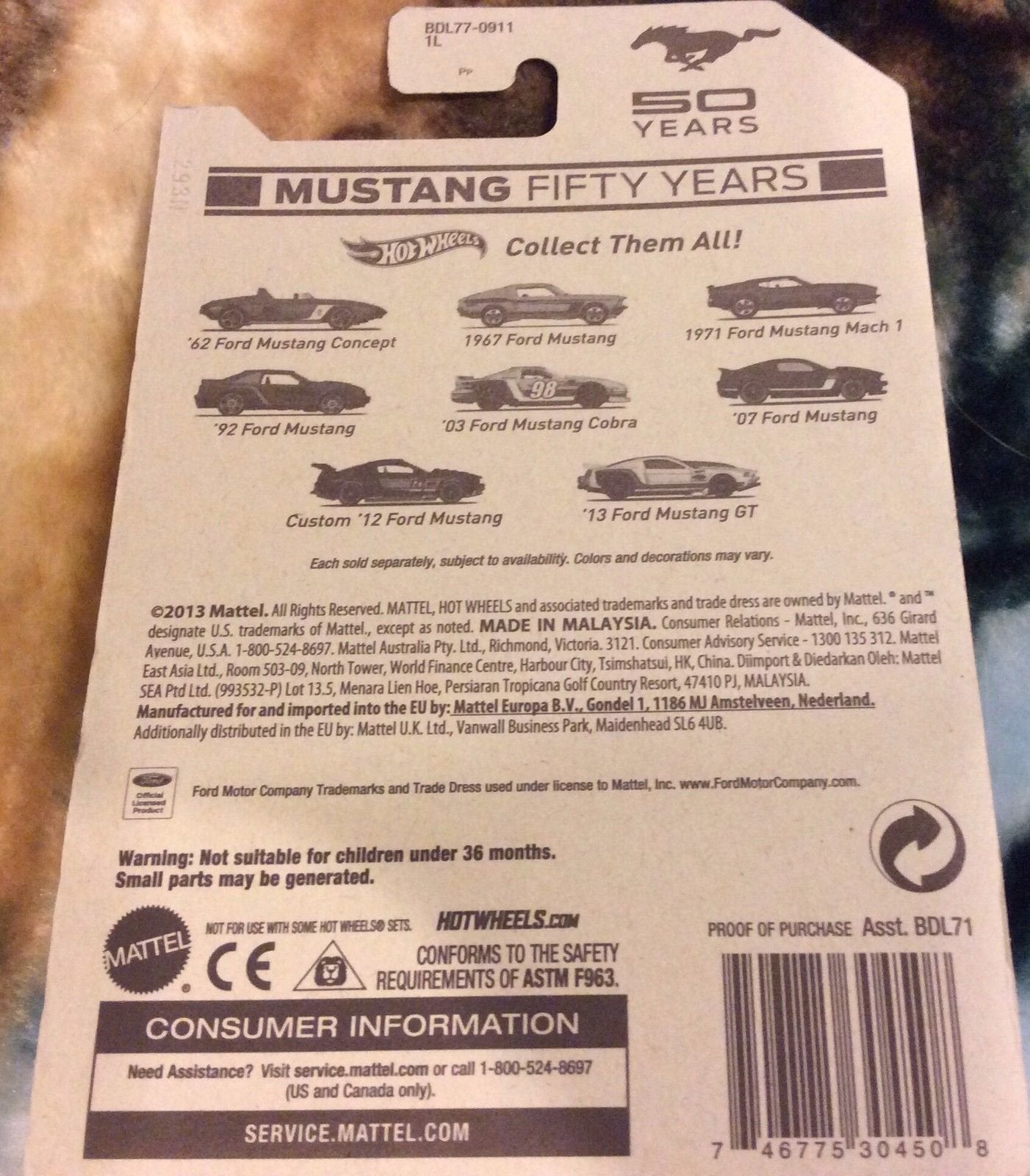 Hot Wheels Mustang 50 Years 05/08 - '03 Ford Mustang Cobra