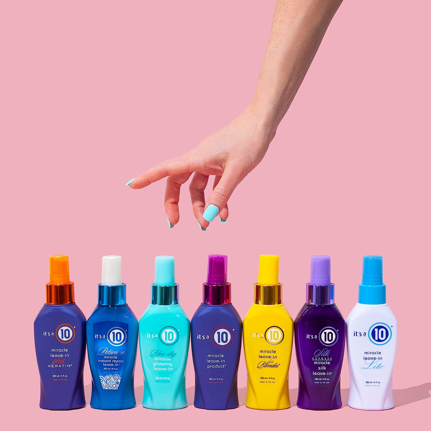 It's a 10 Haircare Miracle Leave-In Plus Keratin Travel Set - 1 x 60 ml Shampoo 1 x Miracle Leave-in 1 x Deep Conditioner