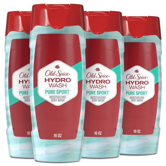 Old Spice Moisturizing Body Wash for Men, Hydro Wash, 2-in-1 Long Lasting Scent & Powerful Hydration to Fight Dry Skin, 24/7 Shower Fresh, Pure Sport Beauty & Personal Care Old Spice