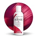 Adore Semi Permanent Hair Color (068 Crimson) | Vegan & Cruelty-Free Red Hair Dye | No Ammonia, No Peroxide, No Alcohol | 4 Fl Oz