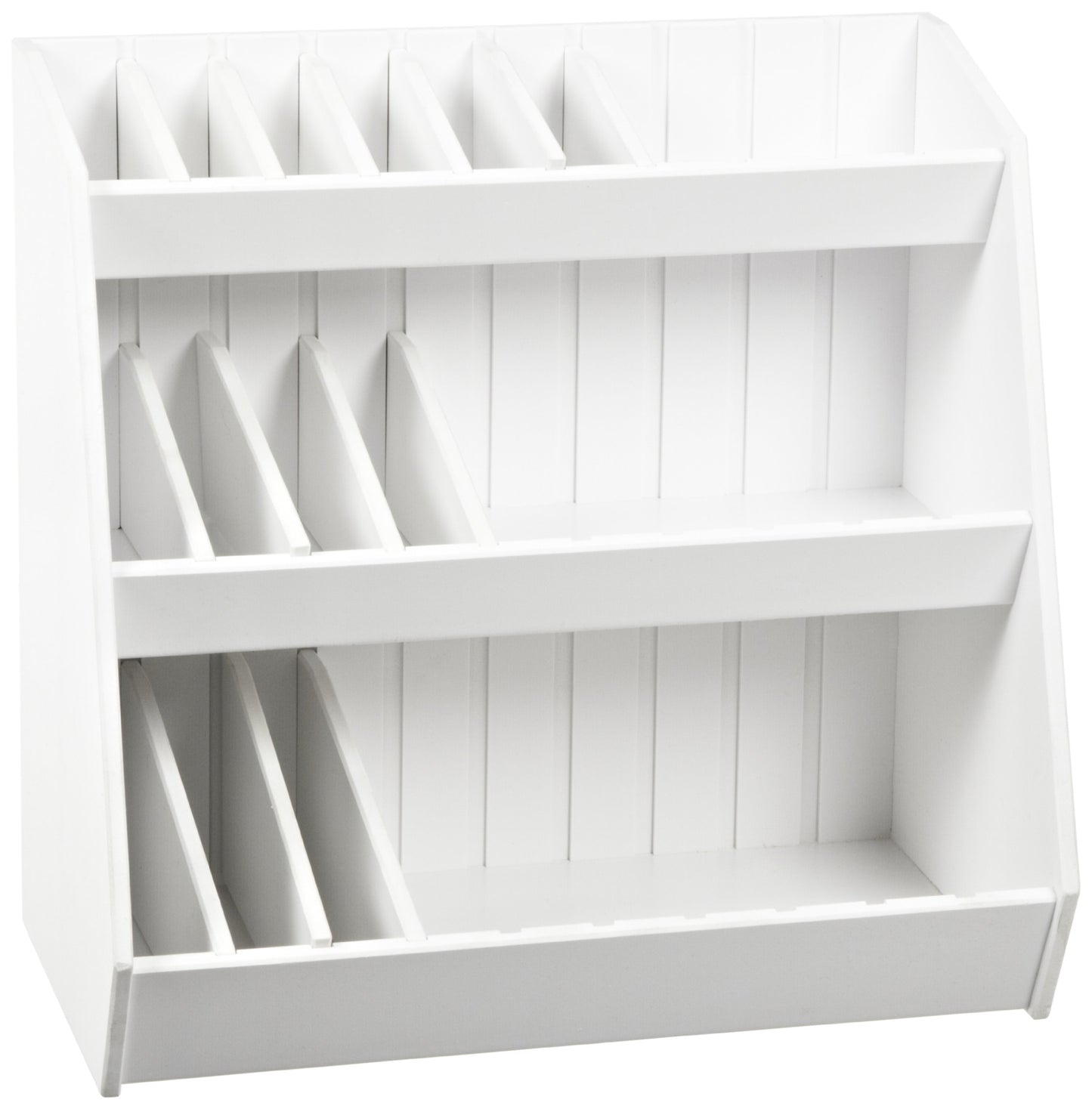 TrippNT 50018 Small Lab Storage Shelf with 16 Adjustable Bins PVC with up to 16 Compartments 12 X 11 7/8 X 7 1/4 inches WHD