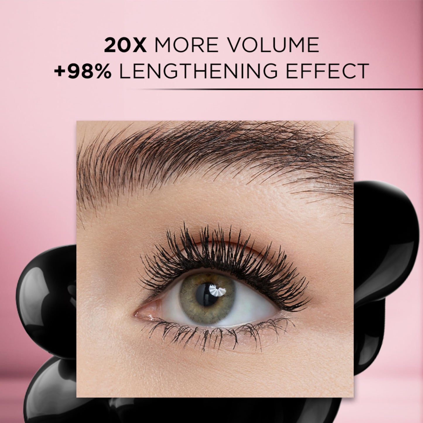 L’Oréal Paris Makeup Voluminous Lash Paradise Mascara, Voluptuous Volume, Intense Length, Feathery Soft Full Lashes, No Flaking, No Smudging, No