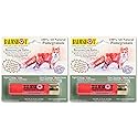 BALMSHOT Two Pack of 100% All Natural Pomegranate Lip Balm