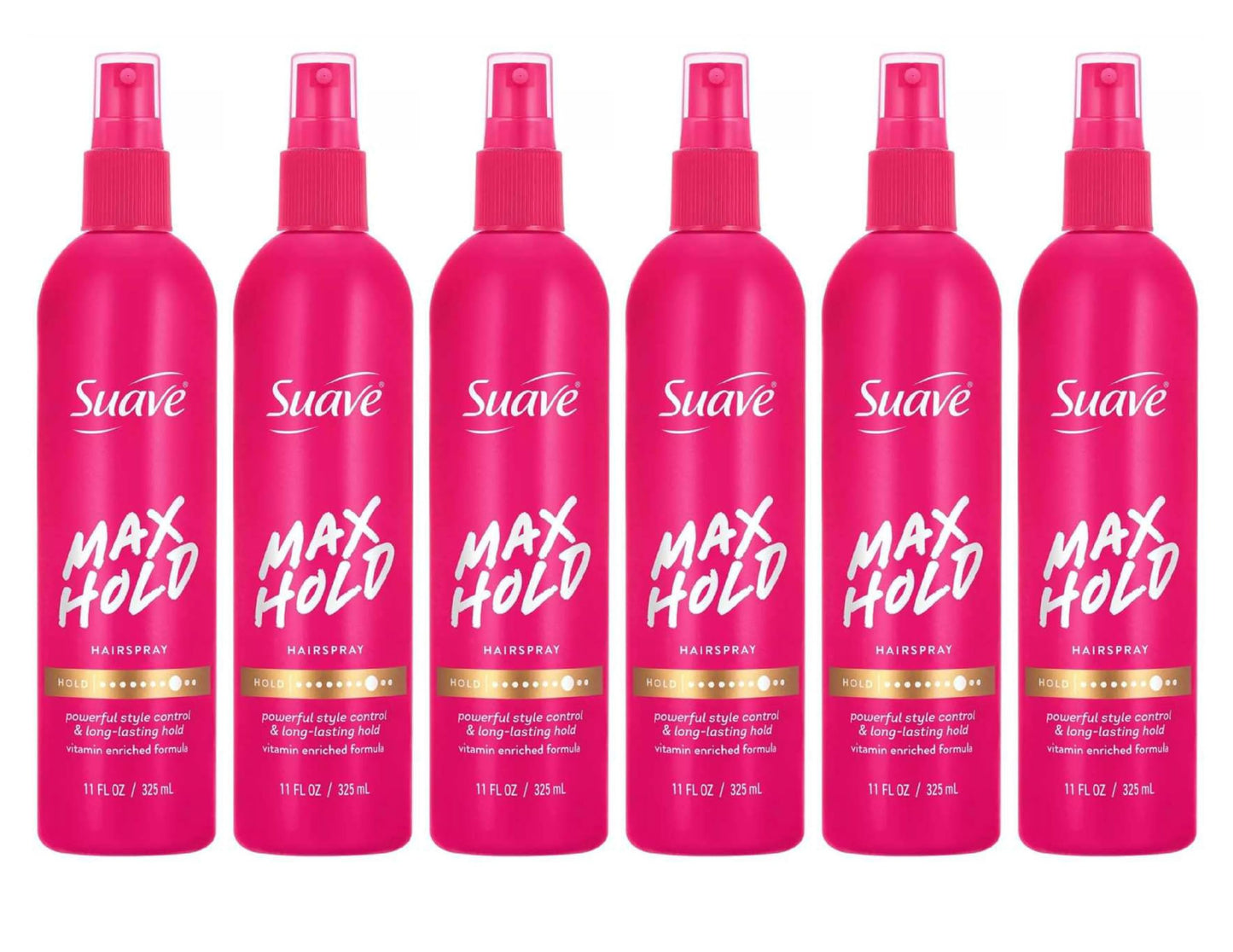 Suave Hairspray Max Hold 11 Ounce Pump (Pack of 6)