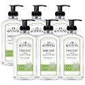 J.R. Watkins Gel Hand Soap, Scented Liquid Hand Wash for Bathroom or Kitchen, USA Made and Cruelty Free, 11 fl oz, Aloe & Green Tea, 6 Pack