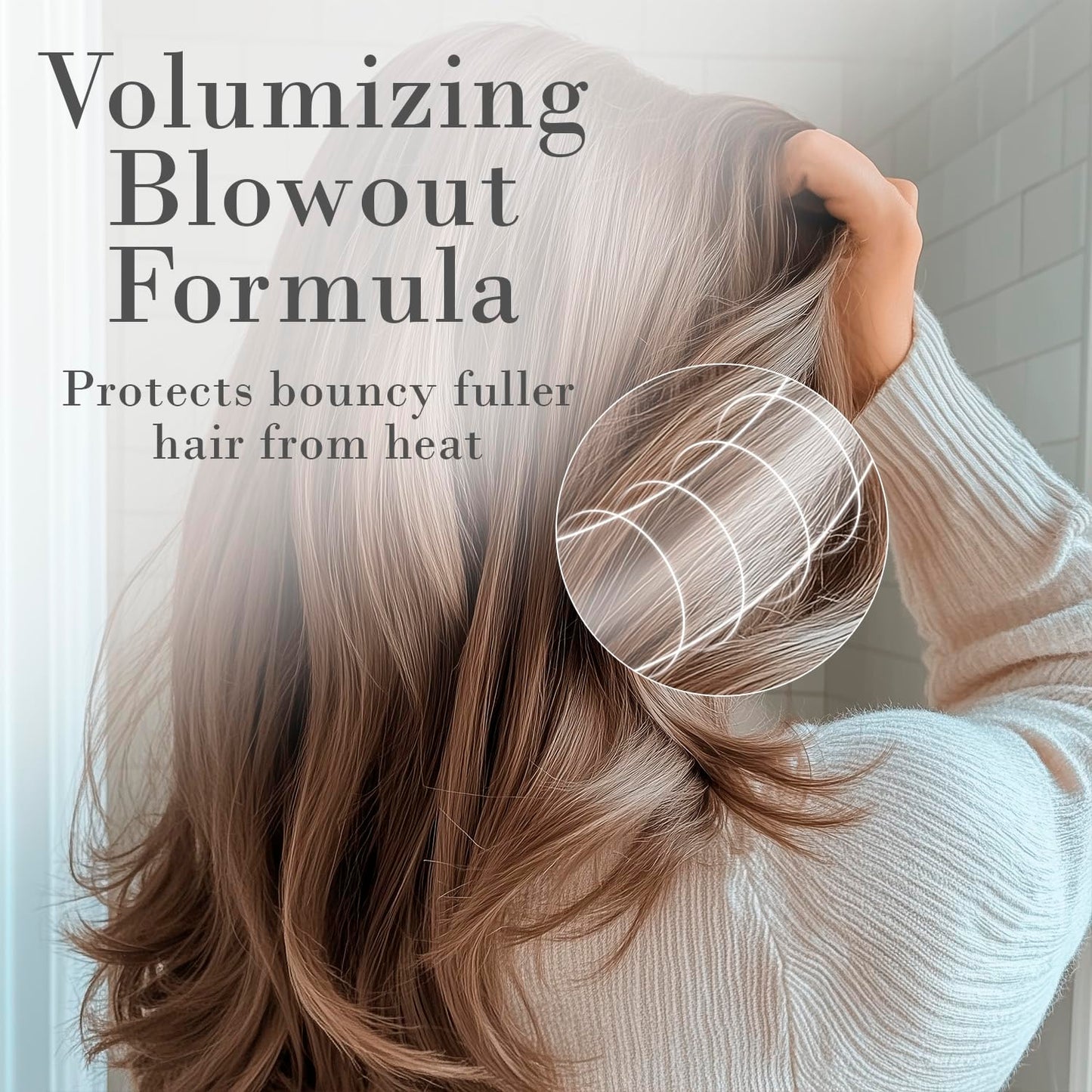 VoCÊ Haircare - Natural Volume Mist | Heat Protection Volumizing Blowout Spray | Non-Toxic, Cruelty-Free, Vegan Haircare for Fine Hair with Panthenol