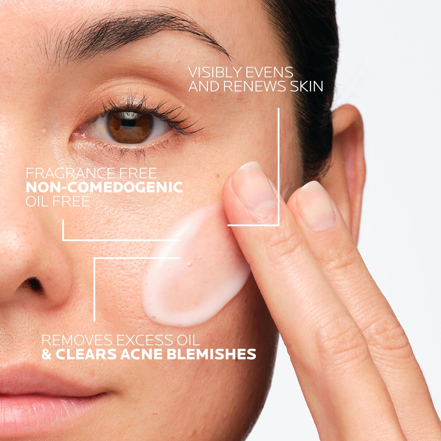 La Roche-Posay Effaclar Dual Acne Face Wash With 4% Benzoyl Peroxide & LHA Exfoliant, Acne Treatment Help Clear & Prevent Blemishes, Paraben Free Beauty and Personal Care La Roche-Posay