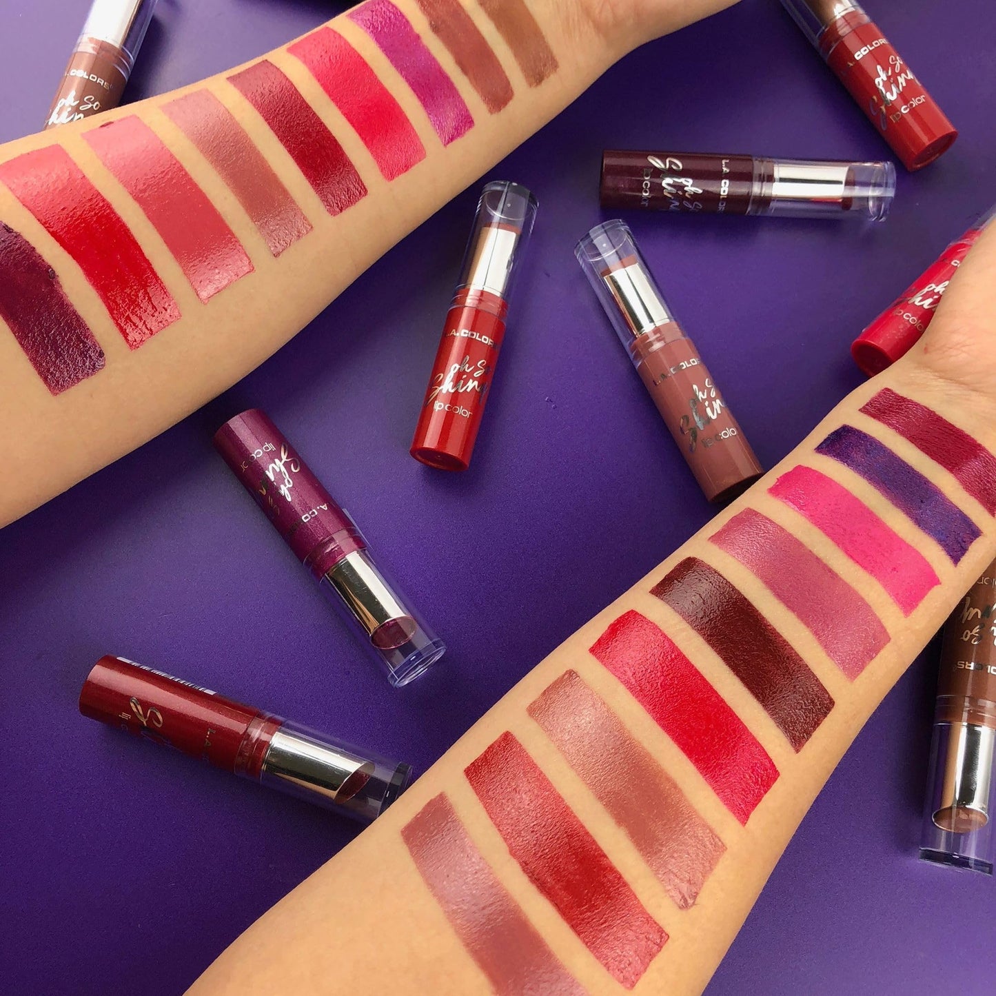 L.A. COLORS L.A. Colors Glitzy Girl Oh So Shiny Lip color, Flash CLS584