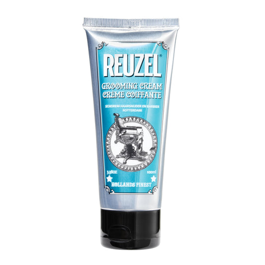 REUZEL Grooming Cream, Pilable Natural Light Hold, Adds Texture and Definition, Moisturizing, Weightless, Easy To Wash Out, Water Based Formula