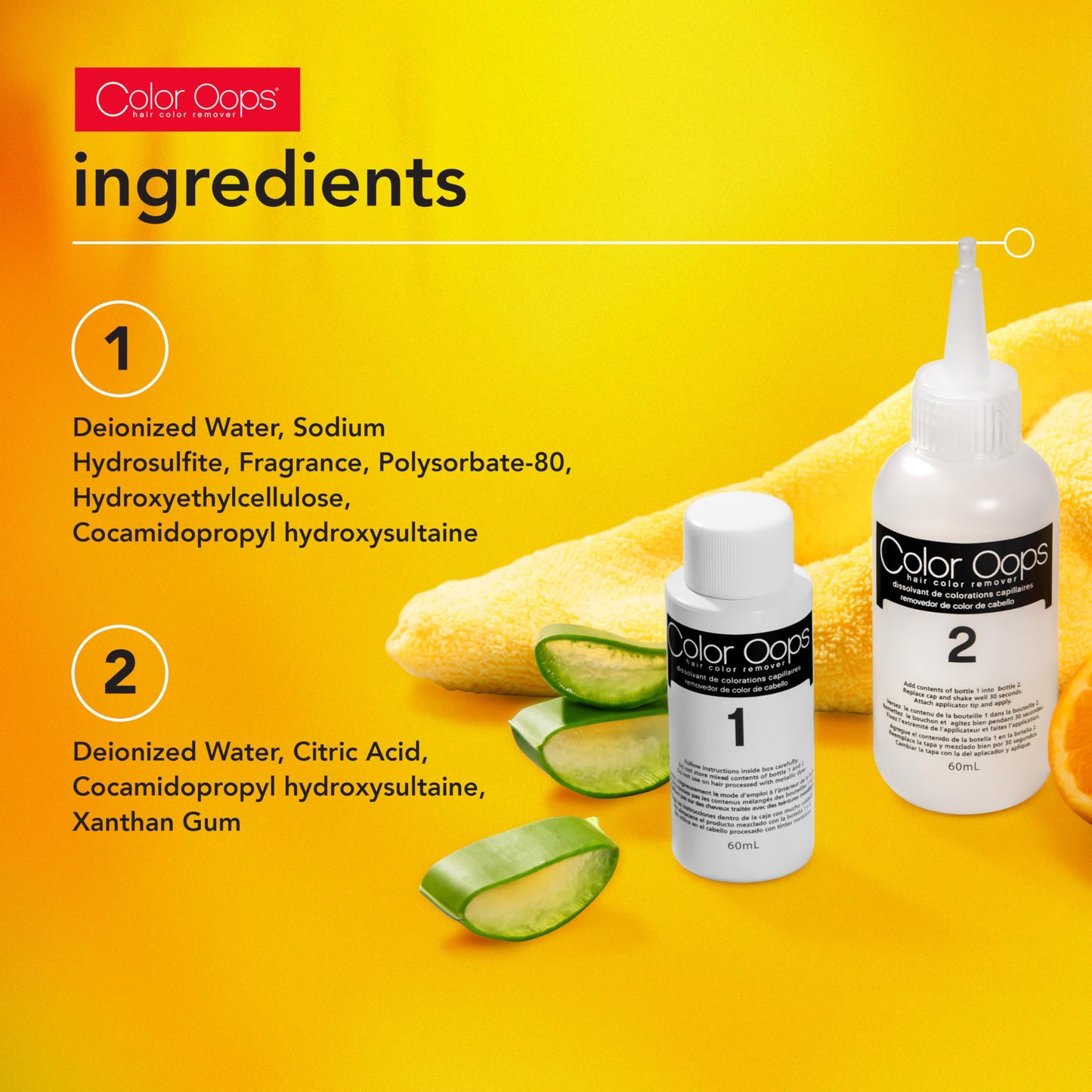 Color Oops Extra Strength Hair Color Remover – 1 Application, Works in 20 Minutes, Removes Permanent & Semi-Permanent Dye, Ammonia & Bleach Free