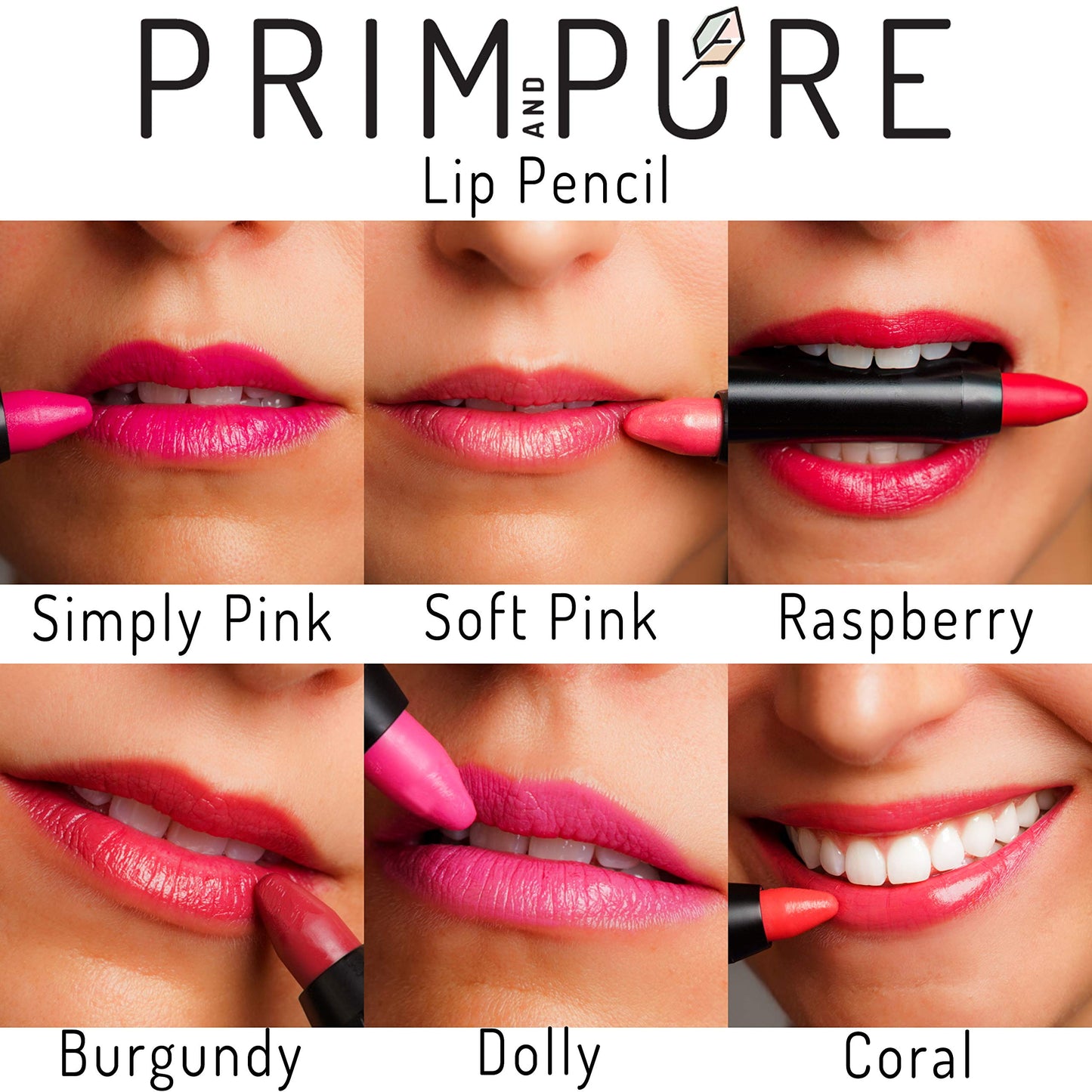 Natural Lipstick Crayon Pencil for Women High Pigment Tints, Cruelty Free, Organic Lipstick Made in USA, Safe, Nontoxic Lip Care Cosmetics (Coral)