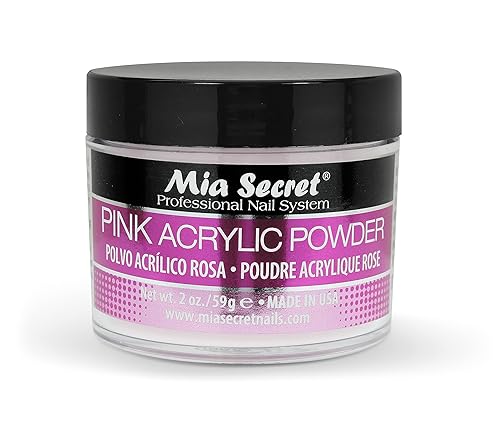 Mia Secret Professional Acrylic Nail System Pink Acrylic Powder 2 OZ