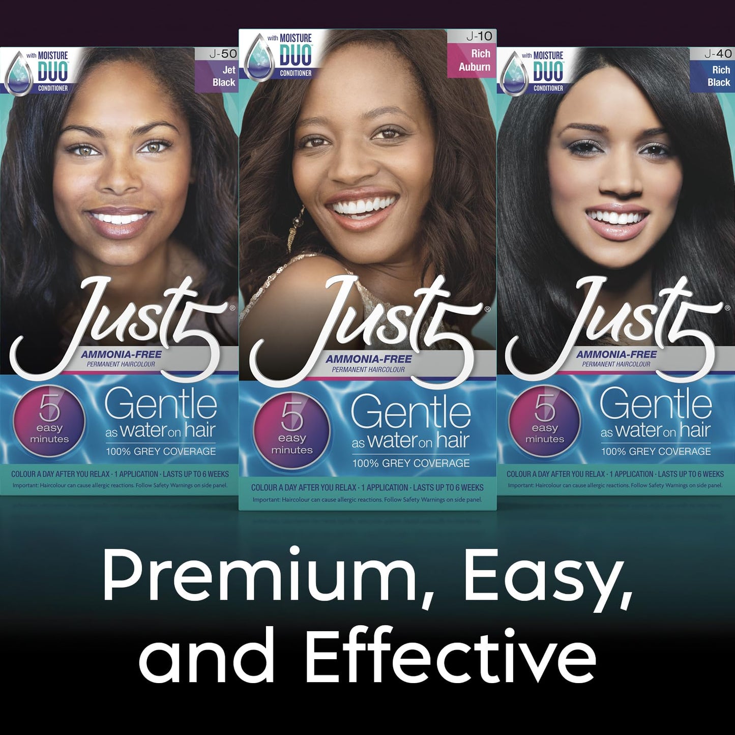 Just 5 Color Rich Black J-40 (2 Pack)