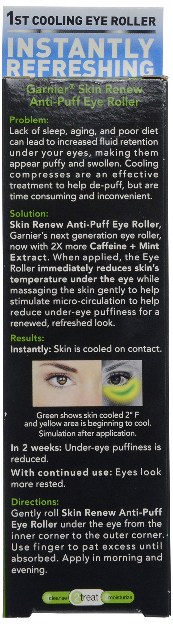 Garnier SkinActive Clearly Brighter Anti-Puff Eye Roller, 0.5 fl. oz.