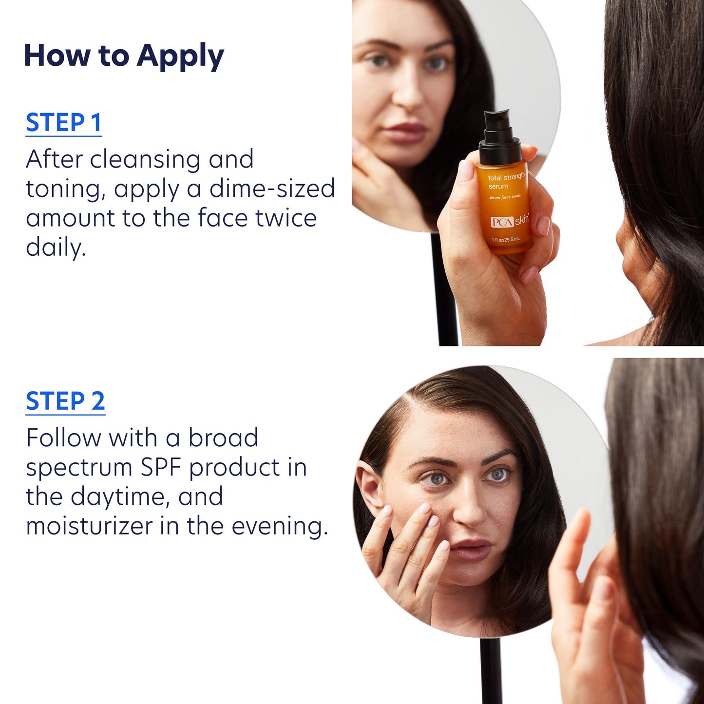 PCA SKIN Total Strength Anti Wrinkle Serum, Anti Aging Serum, Minimizes Fine Lines, Wrinkles, and Pores, 1.0 fl oz Pump