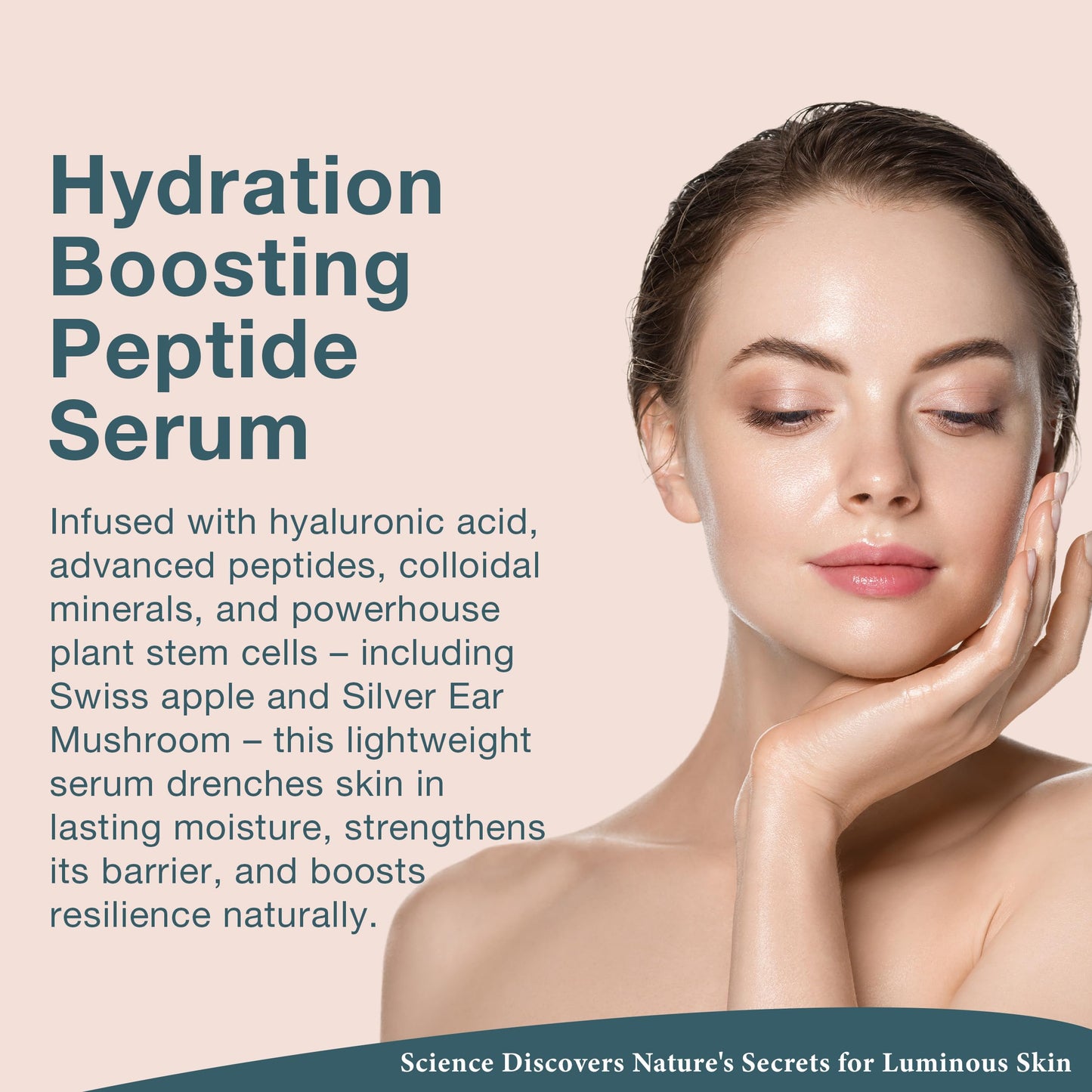 Lira Clinical BIO Hydra Infusion - Hydrating Face Serum with Hyaluronic Acid, Plant Stem Cells, and Minerals - Lightweight Facial Serum for Smooth