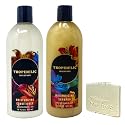 Bath & Body Works Tropidelic Moisturizing Conditioner and Shampoo Duo Set with a Natural Oats Sample Soap