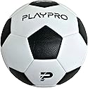 PLAYPRO Classic Training Soccer Ball for All Ages, Winding Bladder, Sizes 2, 3, 4 and 5 (Classic, 5)