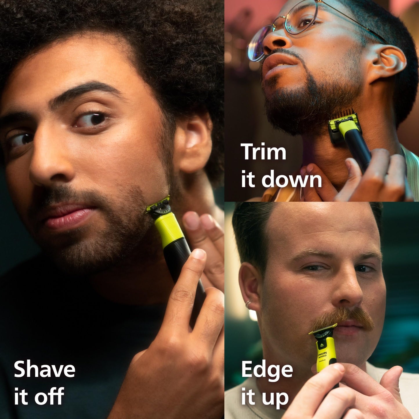Philips Norelco OneBlade 360 with Connectivity Hybrid Face + Body, Electric Beard Trimmer, Shaver and Body Groomer Kit with 360 Blade Tech, 1x360 Beauty and Personal Care Norelco