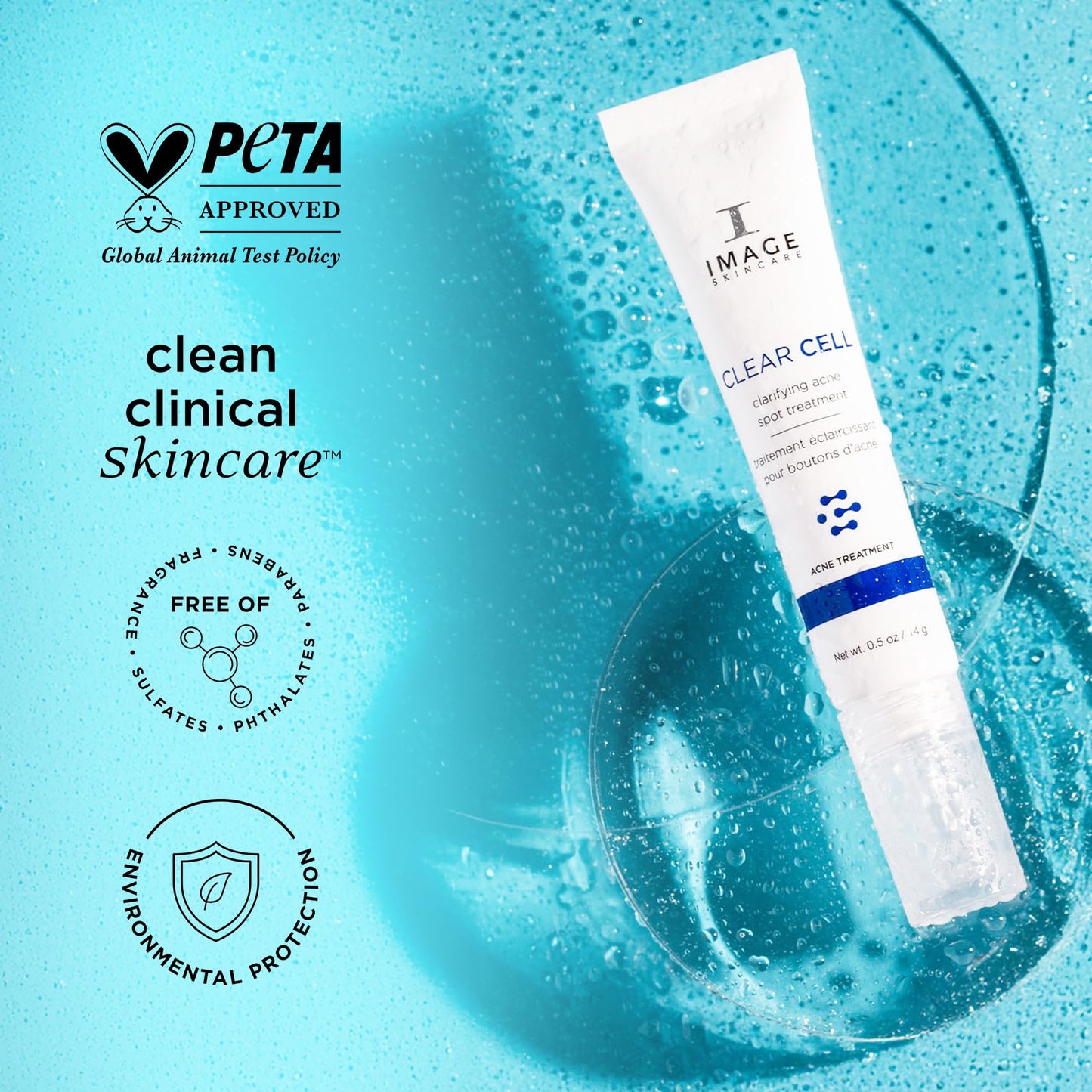 IMAGE Skincare, CLEAR CELL Clarifying Acne Spot Treatment, with Salicylic Acid, Targets Existing Acne Blemishes while Preventing New Blemishes from
