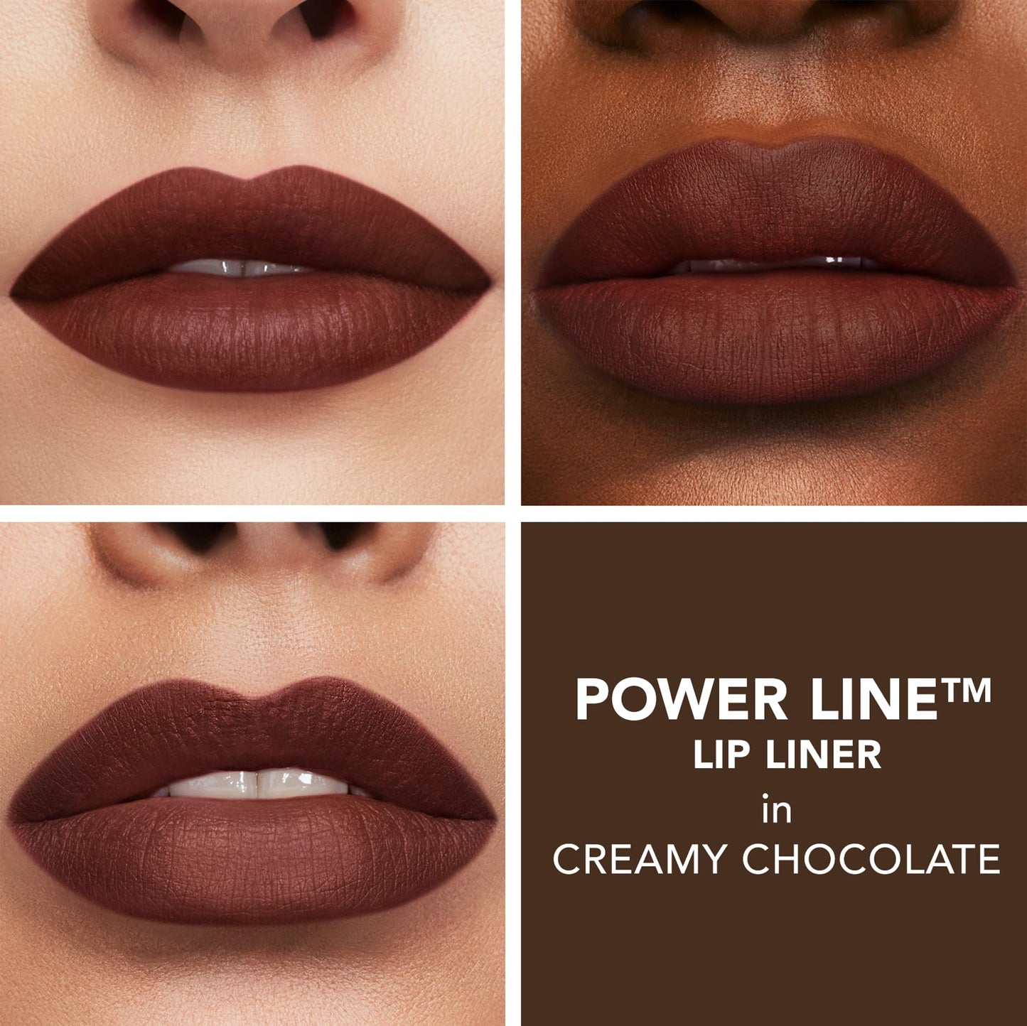 BUXOM Power Line Plumping Lip Liner, Creamy Chocolate