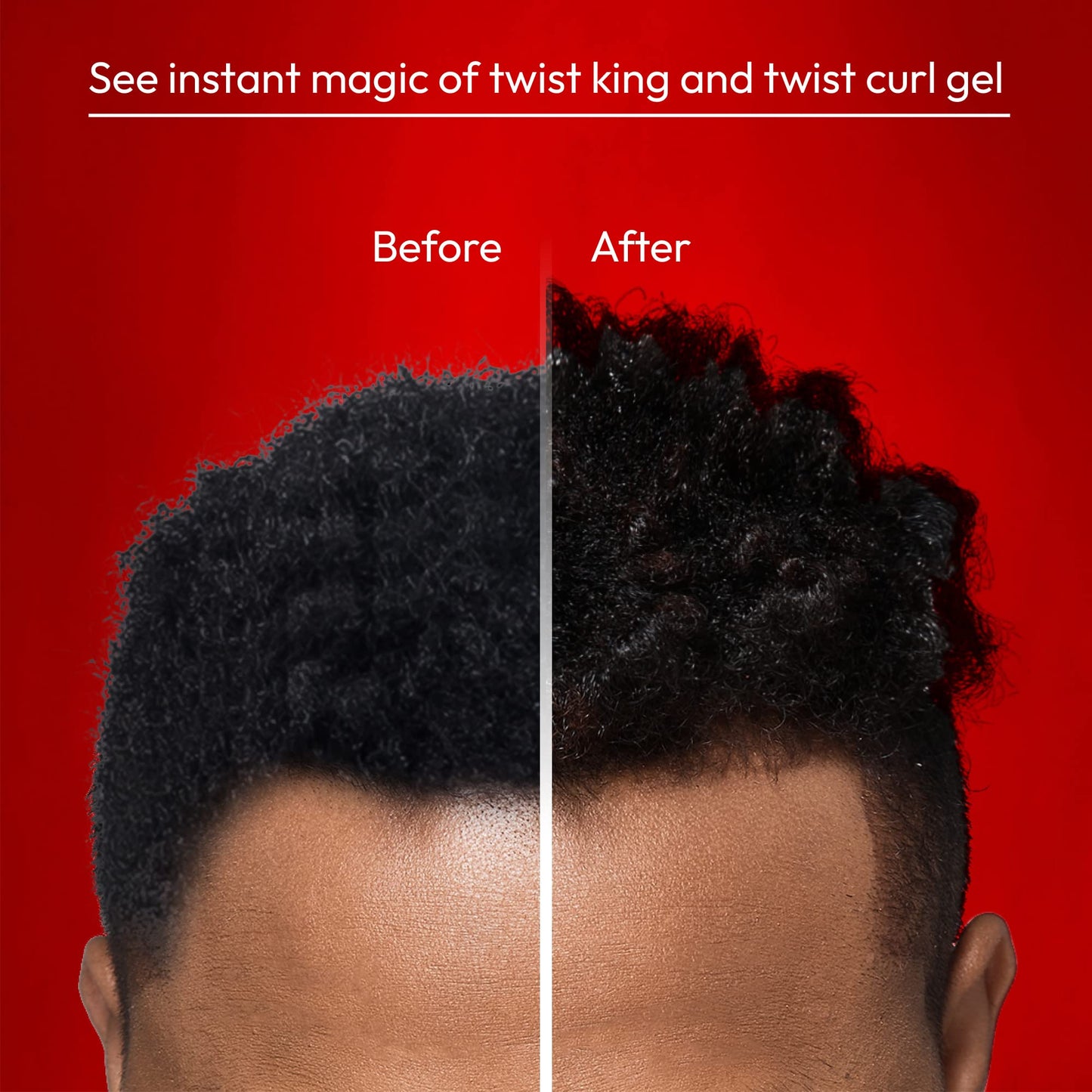 RED by Kiss X Bow Wow Styler Fixer Twist Curl Gel, Soft Hold for Afro Hair, Moisturizing with Coconut Scent, Ideal for 360 Waves & Twists, Nourished