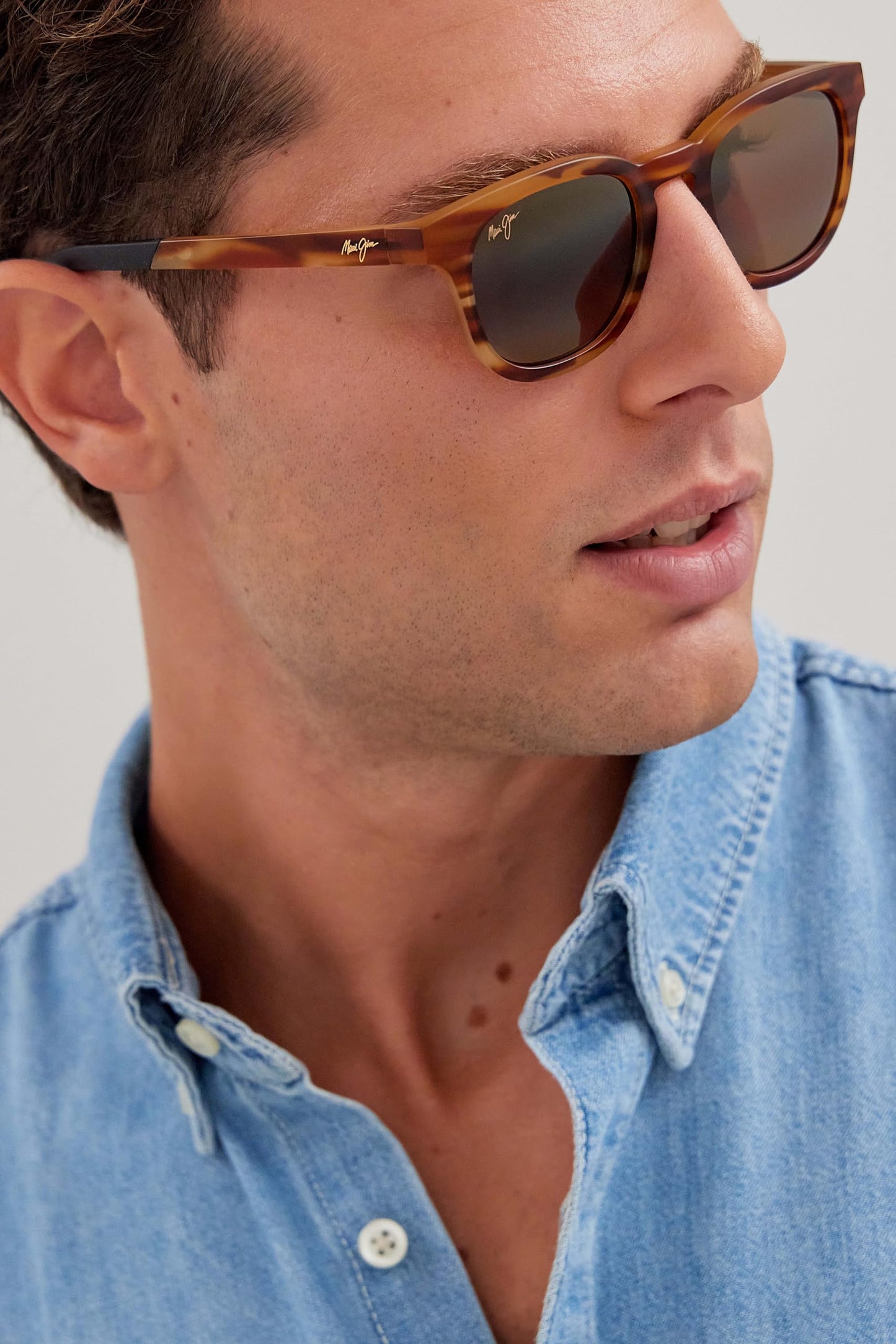 Maui Jim Men's and Women's Koko Head Polarized Classic Sunglasses, Matte Tortoise/HCL® Bronze, Small