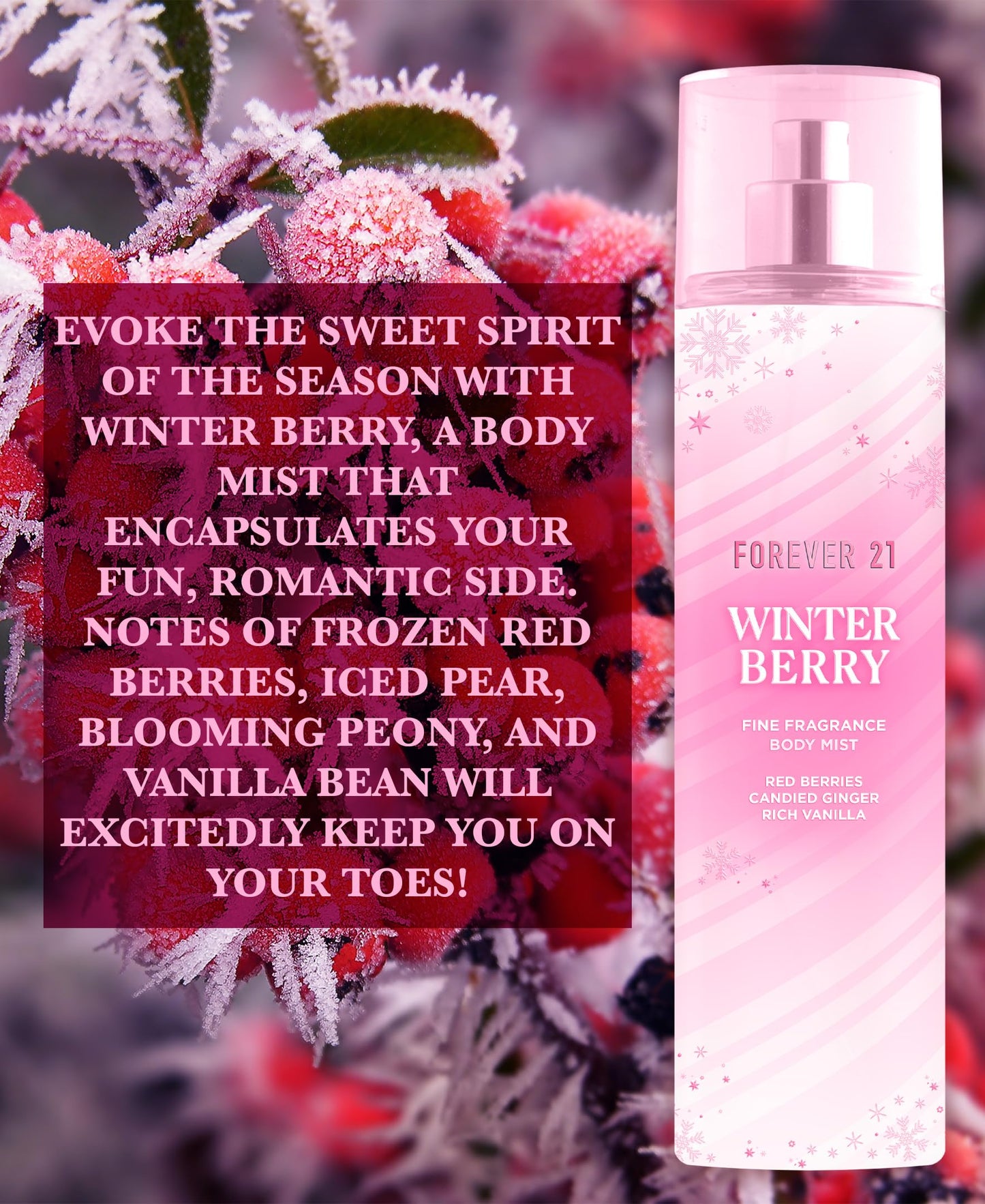 Winter Berry Body Mist, 8 fl. oz., by Forever 21
