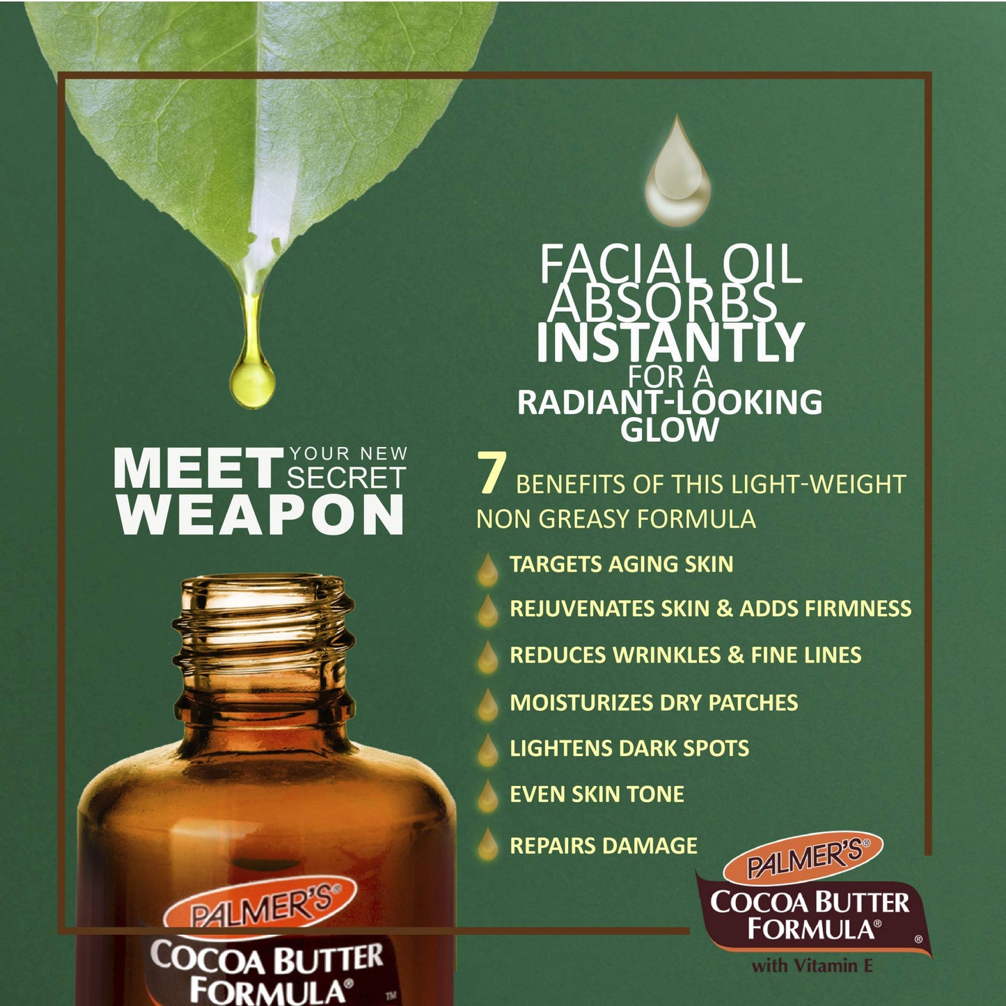 Palmer's Cocoa Butter Formula Skin Therapy Oil - Face, 1 fl oz