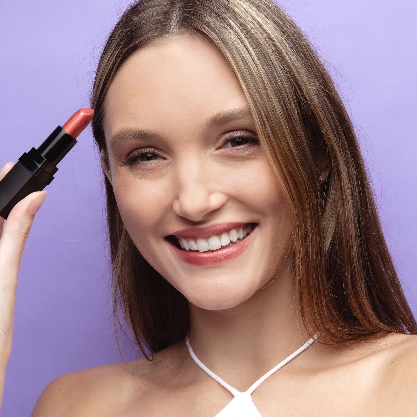 Juwel Cosmetics Frosted Finish Lipstick, Long Wear Moisture-Rich Shades with Natural Minerals, Matte Lipstick Contains Shea Butter, Grapeseed &