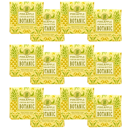 Greenwich Bay Mini Botanical Soap Bars - 12 Pack 1.9 oz Each - Individually Wrapped Guest Soaps for Airbnb, Spa, Travel, Bath - Travel Size Bar Soap