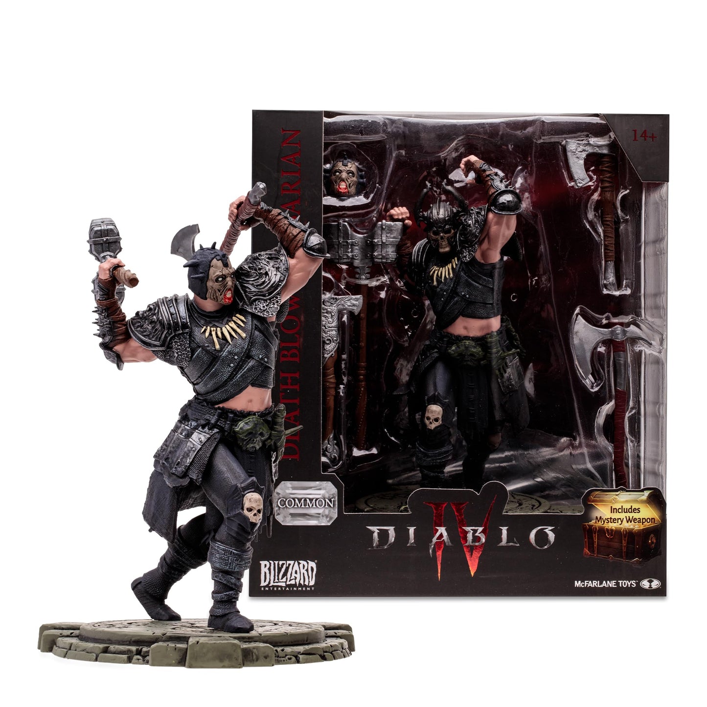 McFarlane Toys - Diablo IV Death Blow Barbarian (Common) 1:12 Scale Posed Figure