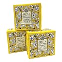 Greenwich Bay Trading Co., Sicily Exfoliating Spa Soap, Set of 3 Square Bars, 6.35 Ounces Each