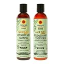 Hair Gro Rosemary Mint Shampoo & Conditioner Set - Jamaican Black Castor Oil Blend. Gently Cleanse, Moisturize, Refresh Scalp & Repair Damaged Hair