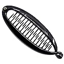 Camila Paris NV138 French Extra Small Banana Clip Hair Comb for Fine Hair, Classic Banana Clips Hair for Thin Hair Ponytail Holder Interlocking