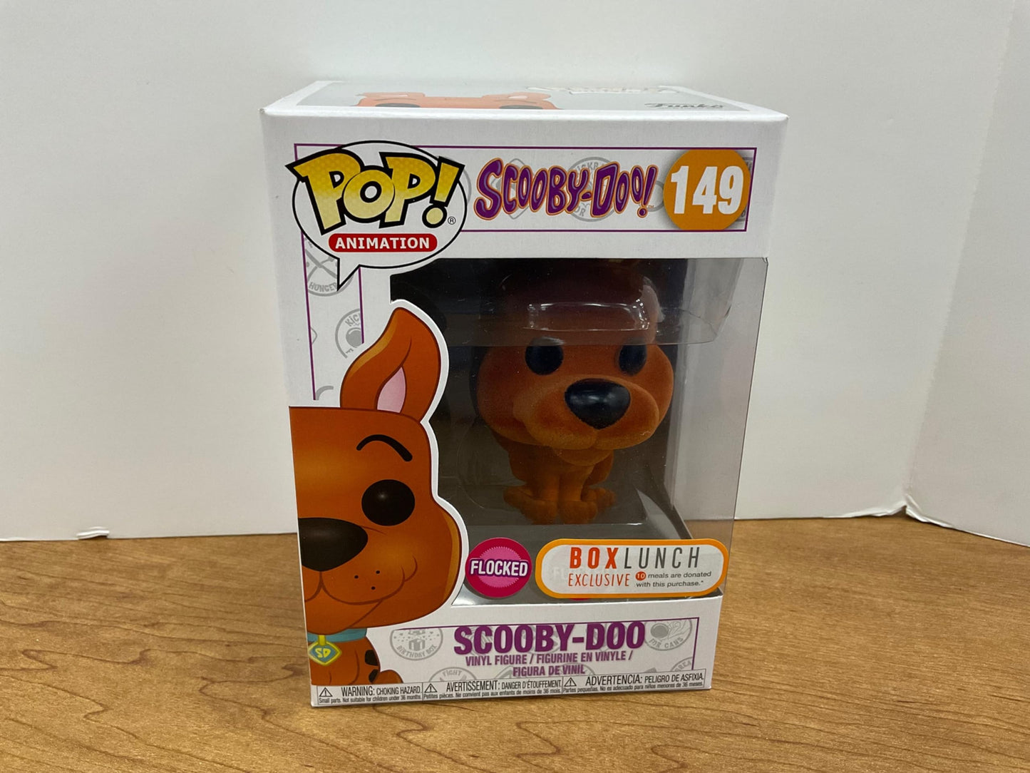 Funko POP! Orange Flocked Scooby Doo #149