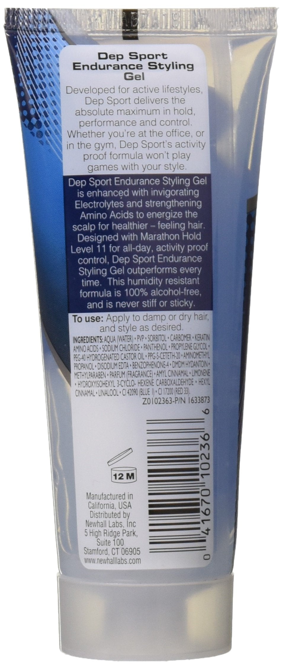 Dep Sport Flexible Hold Styling Gel, 2 oz
