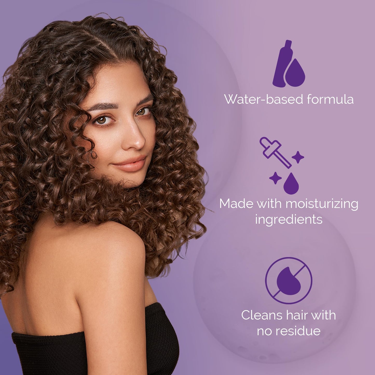 Curl Keeper Silk Shampoo for Curly Hair, 12 Fl Oz - Deep Moisturizing & Cleansing Daily Hair Shampoo with Silk Amino Acids for All Curl Types - Water